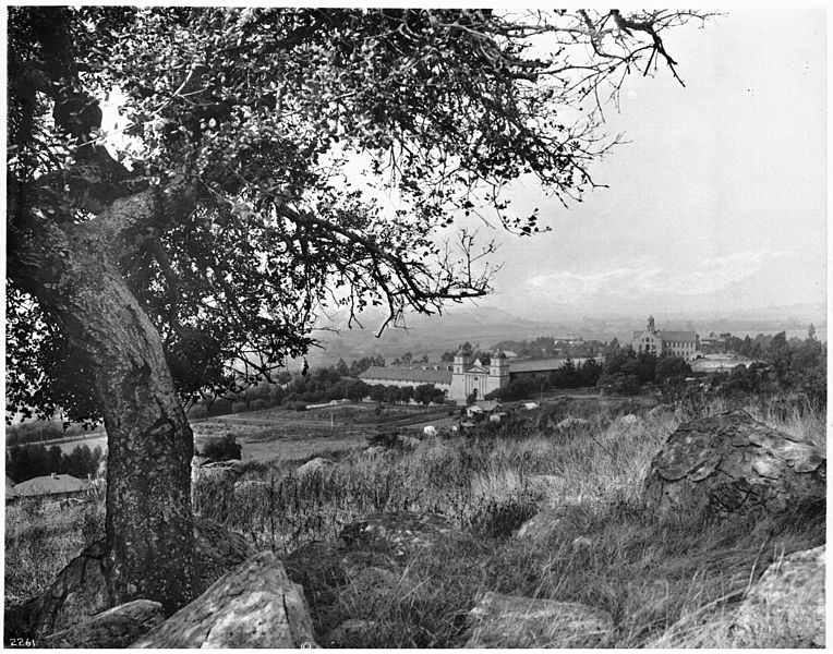 File:General view of Mission Santa Barbara and surrounding land from hill, ca.1901-1904 (CHS-2261).jpg