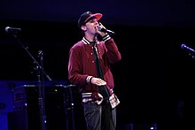 Watsky performing at VidCon in 2014 George Watsky VidCon 2014.jpg