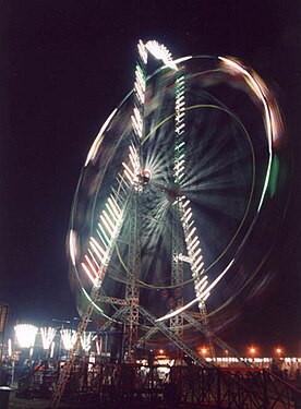 Giantwheel in a funfair