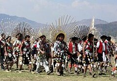 Glory Day celebration of the Poumai Naga
