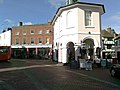 Godalming High Street with the old Market Hall ('Pepperpot') - geograph.org.uk - 2660529.jpg