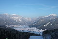 Čeština: Pohled na obec Gosau ze sjezdovky, Horní Rakousy English: View of Gosau village from the ski slope, Upper Austria