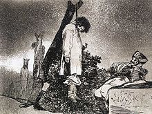 Etching of a hanging by Francisco Goya. Goya War3.jpg