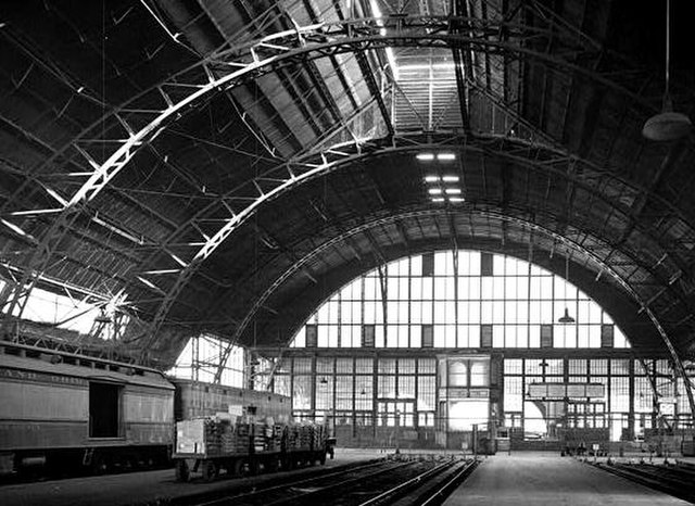 The train shed of Grand Central Station