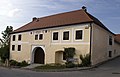 English: The estate/Meierhof in Eisenberg, Lower Austria, is a cultural heritage monument. Deutsch: Der herrschaftliche Gutshof/Meierhof in Eisenberg, Niederösterreich, steht unter Denkmalschutz.