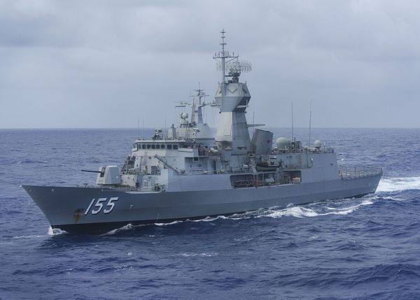 HMAS Ballarat in 2016.