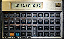 HP-12C dasturlashtiriladigan calculator.jpg