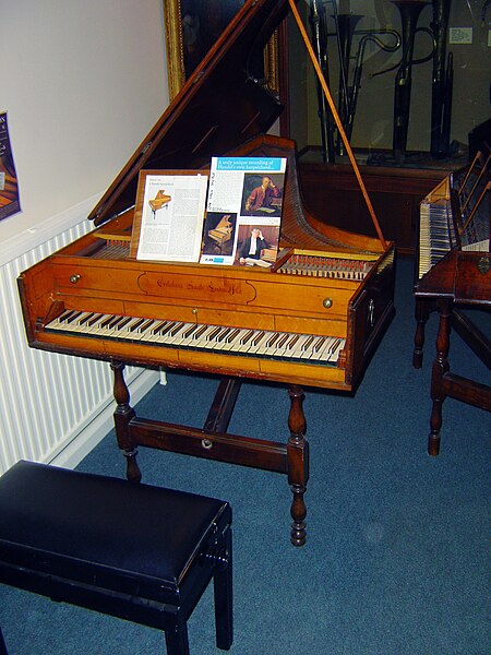 File:Handel harpsichord (first quarter of the 18th century, London) by William Smith, with an inscription Gulielmus Smith Londini fecit - Bate Collection, University of Oxford (2007-01-17 @pxhere 1344710).jpg