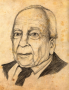 Philosopher Hans-Georg Gadamer portrait