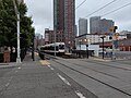 The RR Crossing north of the station on 4th Street. (2018)