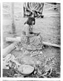 Havasupai Indian girl, Walathama's daughter, sitting outside, ca.1900 (CHS-3769).jpg