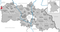 Läget för Heinersreuther Forst i Landkreis Neustadt an der Waldnaab