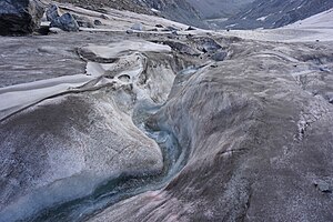 Helen Glacier, Blick nach Osten