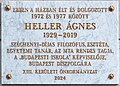 Heller Ágnes, Szent István park 26.