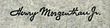 Signature de Henry Morgenthau
