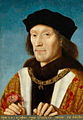 Retrato de Henrique VII, atribuído a Michel Sittow, 1500