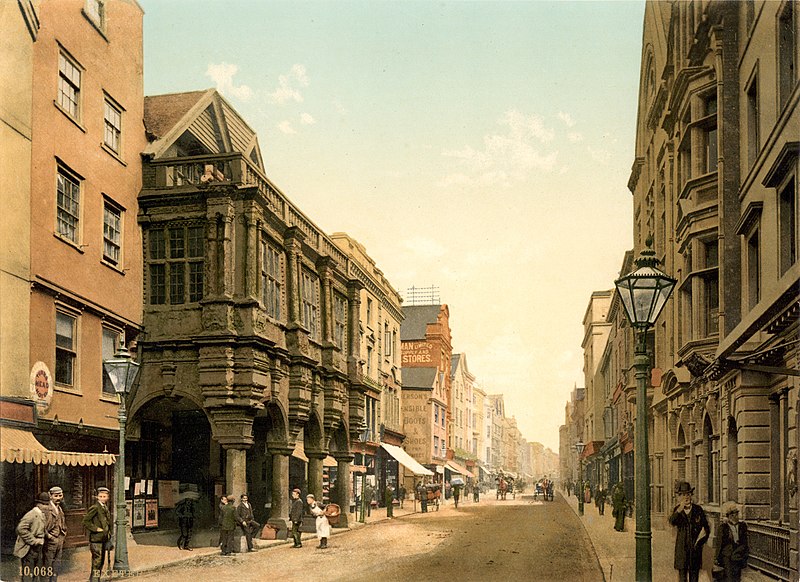 File:High Street, Exeter, England, ca. 1895.jpg