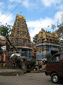 The exterior of Shri Kali Temple