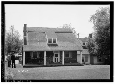 Northern view (1936) Historic American Buildings Survey R. Merritt Lacey, Photographer May 20, 1936 EXTERIOR - NORTH ELEVATION - Albert J. Zabriskie House, Glen Avenue, Paramus, Bergen County, NJ HABS NJ,2-PARA,4-3.tif