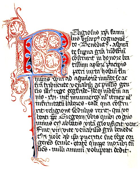 File:Historical Works of Venerable Bede vol. 2 - Manuscript sample.jpg