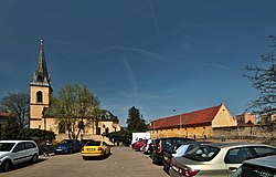 Kostel sv. Jiří a Křižovnický dvůr