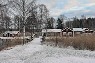Casas tradicionais em Holmsjö