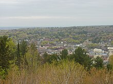 Downtown Houghton, as seen from Hancock