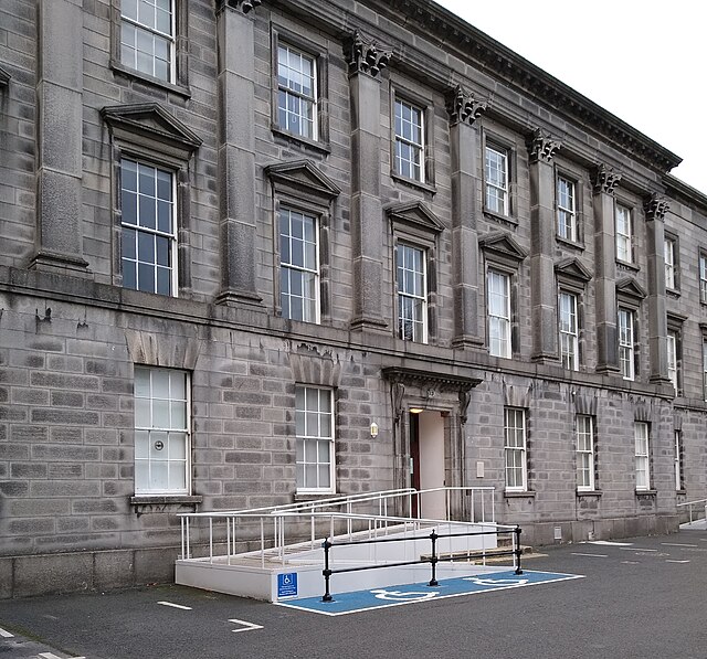 Beckett's residence at Trinity College Dublin, pictured in 2021