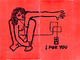 I For You; litografia/ drzeworyt, 95x130 cm, 2009