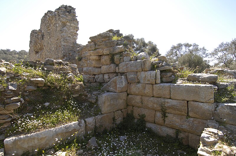 File:Iasos city walls and maybe tower 5482.jpg