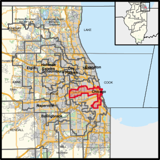 <span class="mw-page-title-main">Illinois's 7th congressional district</span> U.S. House district for Illinois