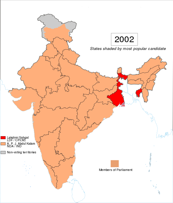 Indian presidential election, 2002.svg