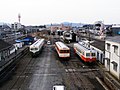 当時の鹿島鉄道石岡機関区