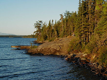 Three Mile campground on Isle Royale