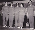 Italian women foil team 1960 Olympics.jpg