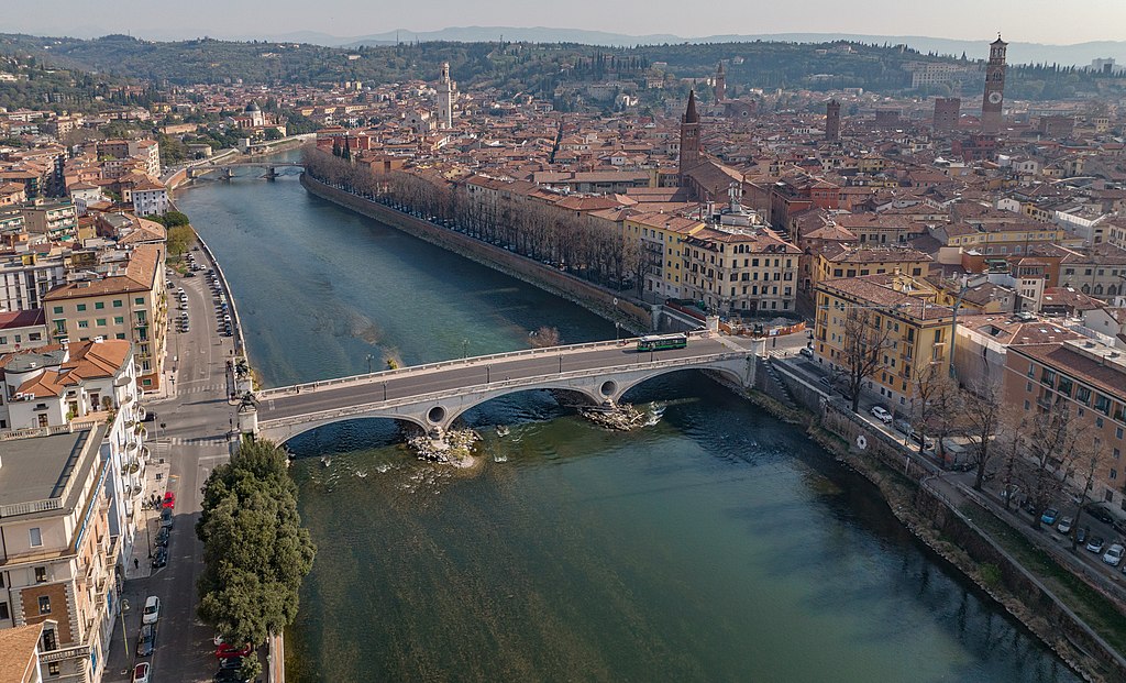 Italy - Verona - Ponte della Vittoria