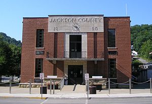 Gerichtsgebäude von Jackson County in McKee