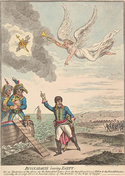 File:James Gillray - Buonaparte Leaving Egypt - B1981.25.995 - Yale Center for British Art.jpg