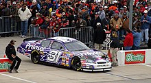 Burton in the pits during his 2007 win at Texas Jeff BurtonTexas2007Pits.jpg