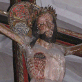 Crucified Jesus at the Ytterselö church [sv], Sweden. Ca. 1500