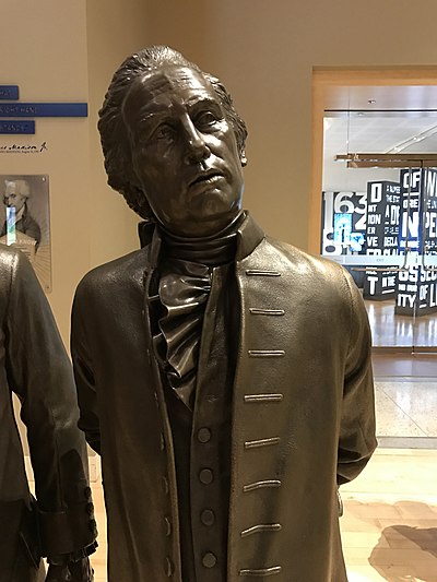 Rutledge's likeness at the National Constitution Center
