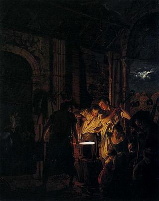 <i>The Blacksmiths Shop</i> Paintings by Joseph Wright of Derby