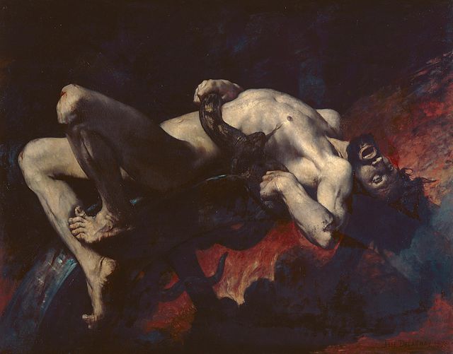 Ixion by Jules-Elie Delaunay, 1876
