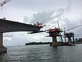 Pont en construction en 2015 entre les îles de Koh Lanta Noi et Koh Lanta Yai.