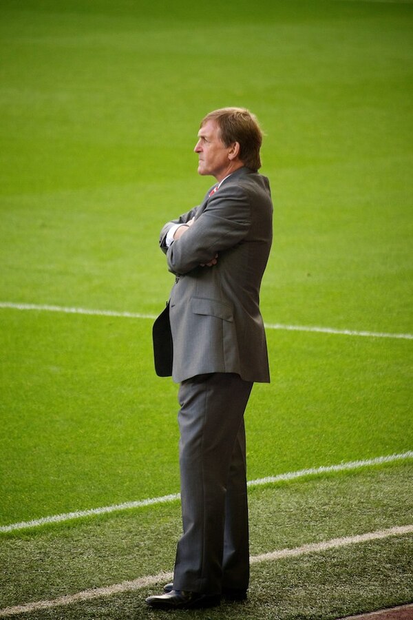 Dalglish managing Liverpool in 2011