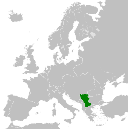 Regno di Serbia - Localizzazione
