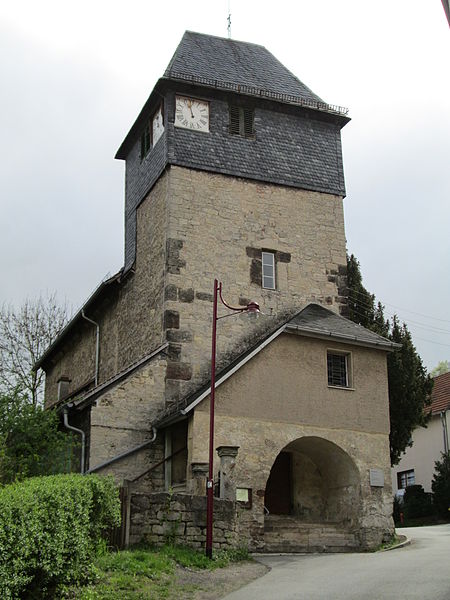 Kirche Lichtenhain Jena Frontansicht 2014