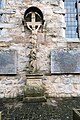 Barockes Sandsteinkruzifix mit Maria unter dem Kreuz