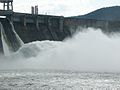 Barajul hidrocentralei de la Krasnoiarsk