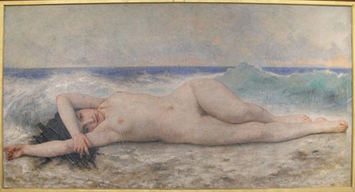 L'Océanide. William Bouguereau (1825-1905). Huile sur toile, 1904.